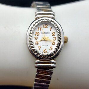 Vintage Rumours Quartz Womens Watch Stainless Steel Stretch Band New Battery